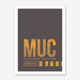 MUC Airport ATC Affiche