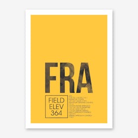 FRA Airport ATC Art Print