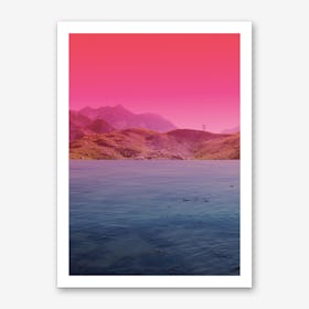 Atmosphere 60 · Pink Art Print