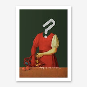 The Truth is Dead · ? Die Frau mit den Bananen - Loesung B Art Print