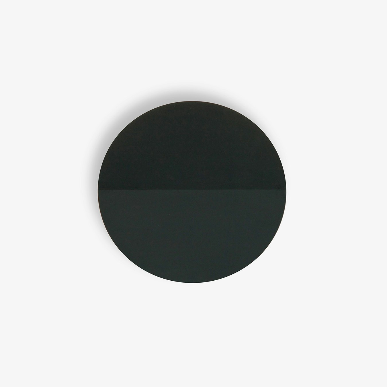 Round Flush Diffused Wall Light - Charcoal by Houseof