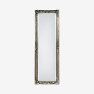 Mayfair Belle Full Length Mirror - Antique Silver