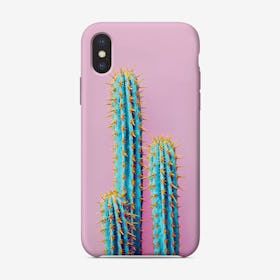 Flouro Cactus iPhone Case