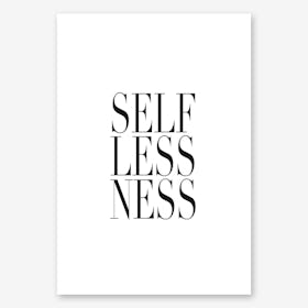 Selflessness Art Print