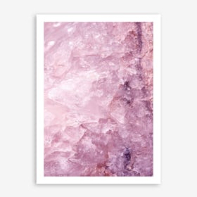 Rose Quartz In Art Print