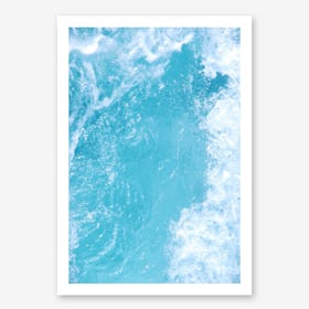 The Surf In Art Print