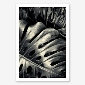 Leather Leaves Art Print