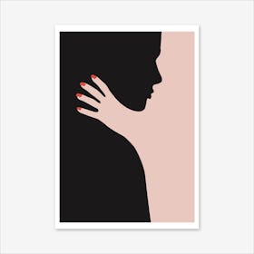 In Her The Palm Of Her Hand_B Art Print