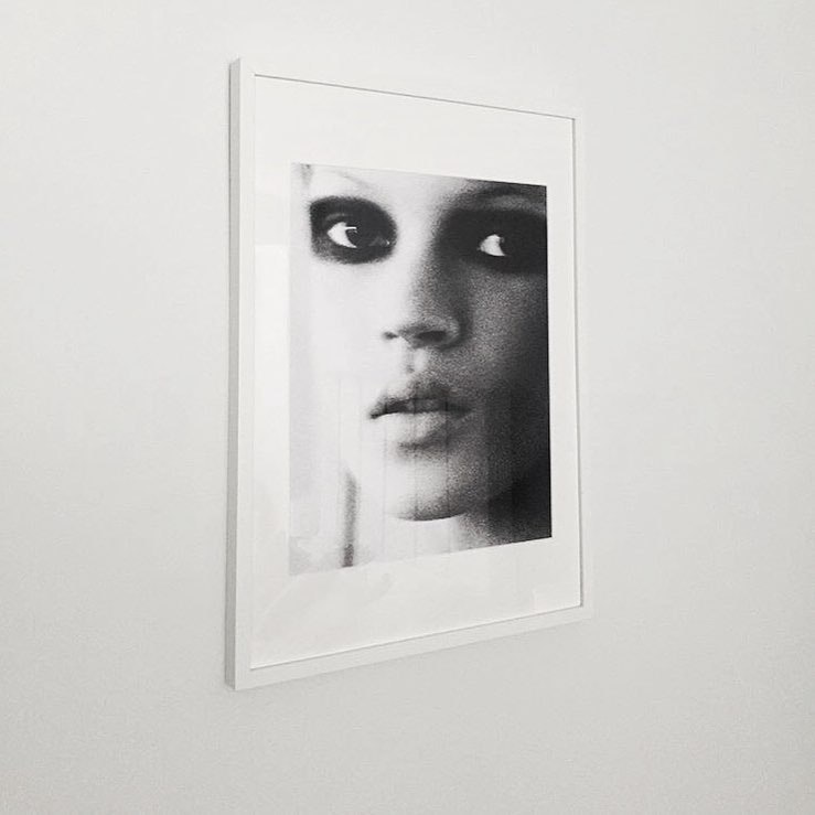 picture Kate Moss Black And White Print kate moss art print