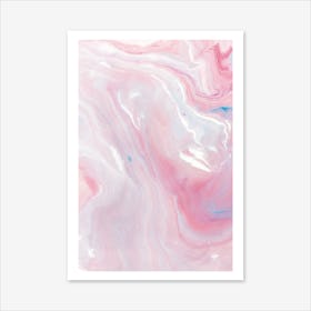 Marble Pink Art Print