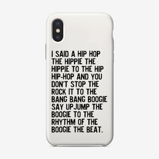 Rappers Delight iPhone Case