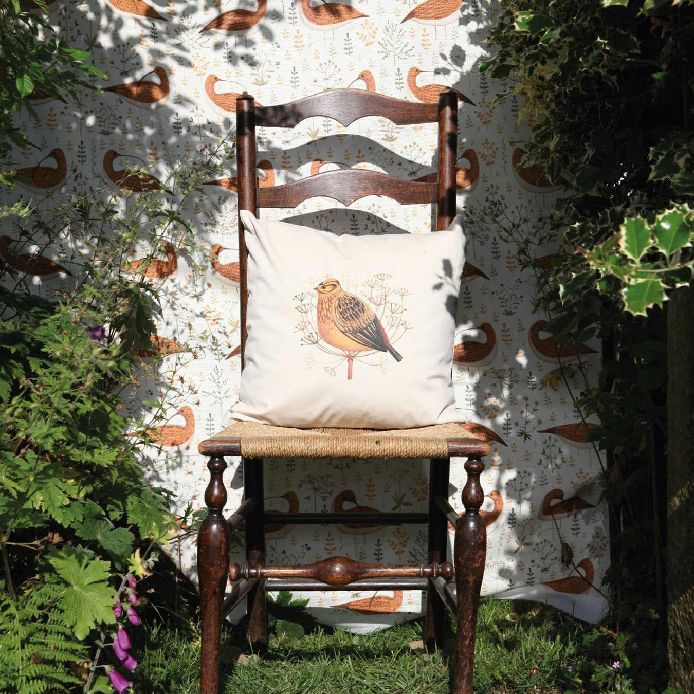 Mellow Yellowhammer Cushion by Dog & Dome