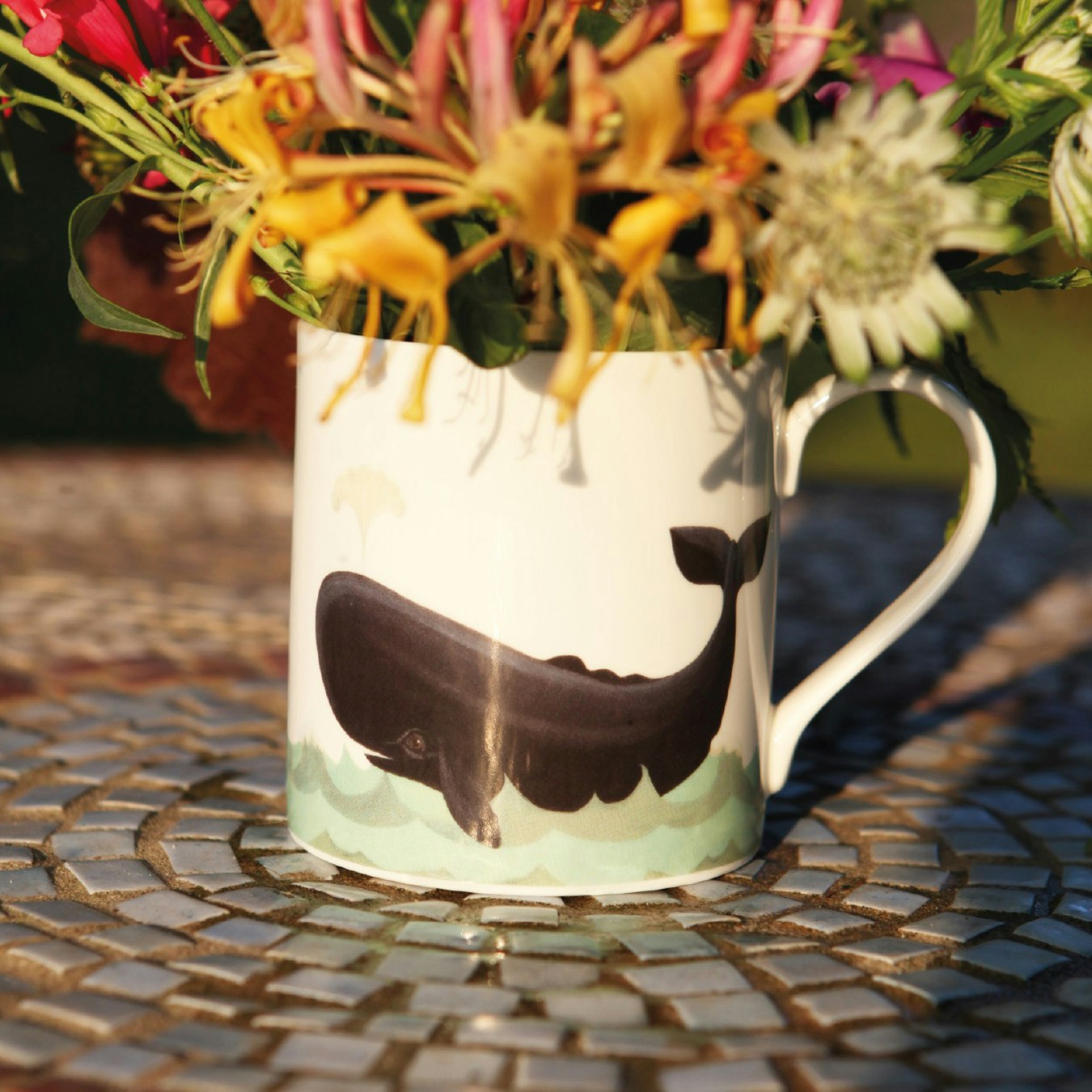 Whale and Tail Mug by Dog & Dome