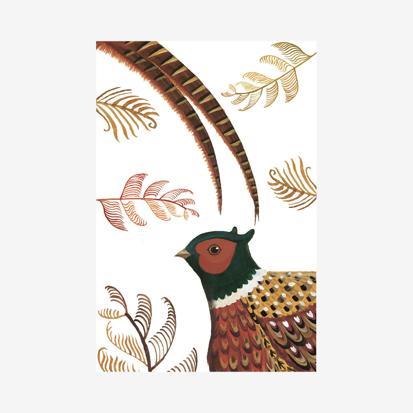 Fabulous Pheasant Tea Towel by Dog & Dome