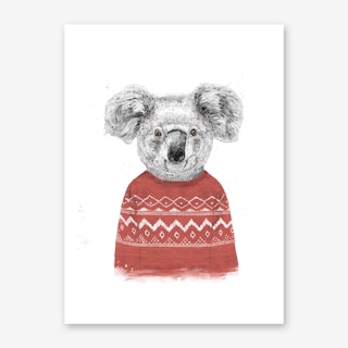 Winter Koala II Art Print
