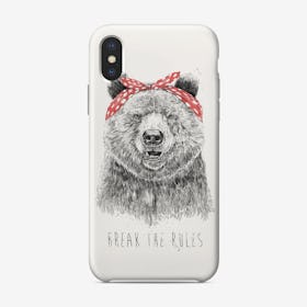 Break the rules  iPhone Case