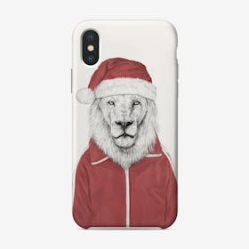 Santa lion  iPhone Case