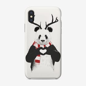 Xmas panda  iPhone Case