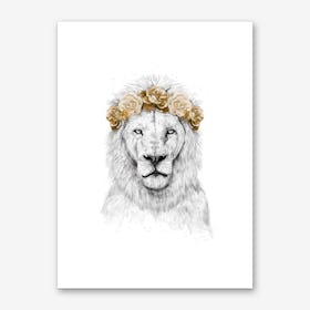Festival lion II Art Print
