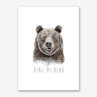 Ring my bear Art Print