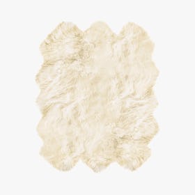 New Zealand Sexto Sheepskin Rug - Natural