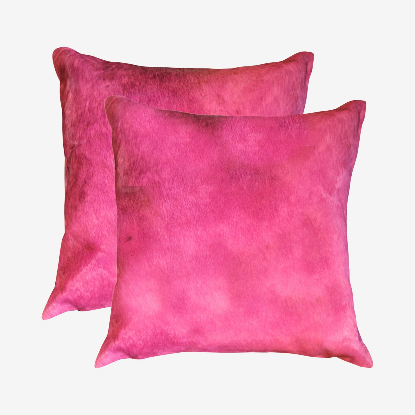 Hand Stitched Purple Natural Cowhide Decorative Pillow Hand Stitched Purple Natural Cowhide Decorative Pillow