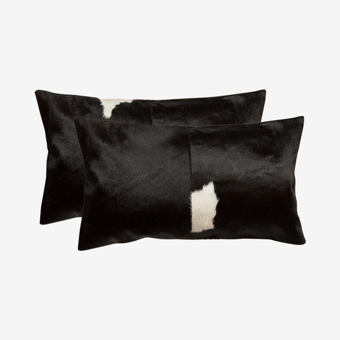 Black And White Torino Kobe Cowhide Pillow Black And White Torino Kobe Cowhide Pillow