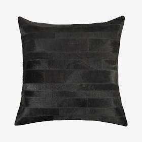 Torino Madrid Square Pillow - Black