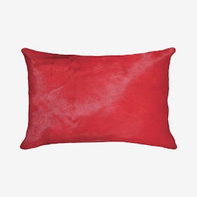 Torino Cowhide Pillow - Firecracker