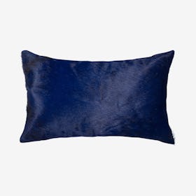 Torino Cowhide Pillow - Navy