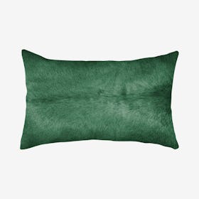 Torino Cowhide Pillow - Verde