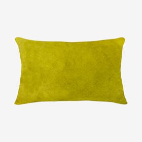 Torino Cowhide Pillow - Yellow