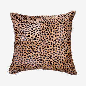 Torino Togo Quattro Square Pillow - Cheetah