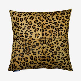 Torino Quattro Square Pillow - Leopard