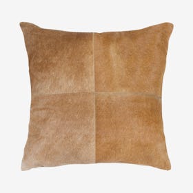 Torino Quattro Square Pillow - Tan