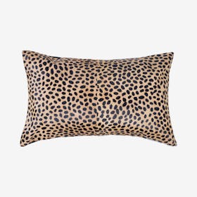 Torino Togo Cowhide Pillow - Cheetah