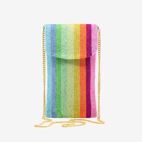 Rainbow Beaded Phone Case - Colorful