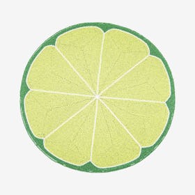 Lime Beaded Place Mat - Green