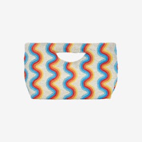 Fun Pattern Beaded Handbag - Colorful