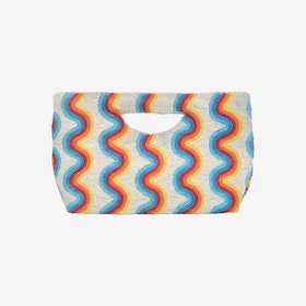 Fun Pattern Beaded Handbag - Colorful