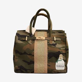 Tote Bag - Olive - Camouflage / Tequila