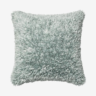 Square Pillow Cover with Poly-Filled - Light Blue