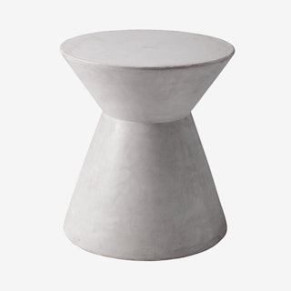 Astley End Table - White
