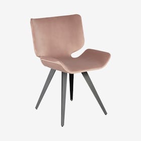 Astra Dining Chair - Blush / Titanium