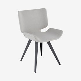 Astra Dining Chair - Stone Grey / Titanium
