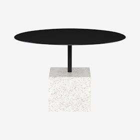 Axel Coffee Table - Black / Confetti Terrazzo