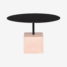 Axel Coffee Table - Black / Flamingo Terrazzo