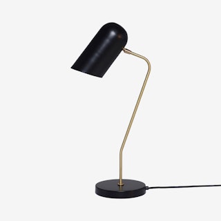 Caden Table Lamp - Black / Brass