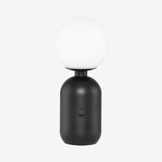 Carina Table Lamp - Black / White