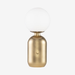 Carina Table Lamp - Gold / White